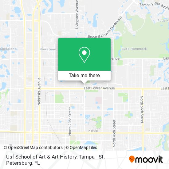 Usf School of Art & Art History map