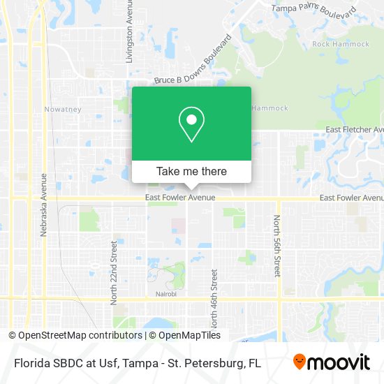 Mapa de Florida SBDC at Usf