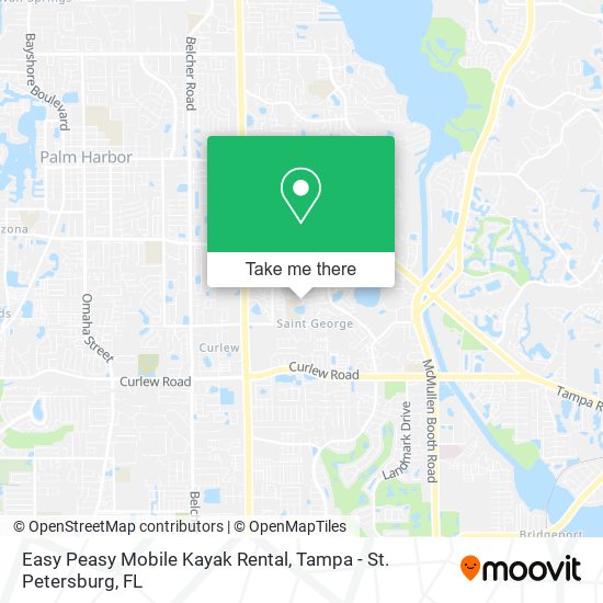 Easy Peasy Mobile Kayak Rental map