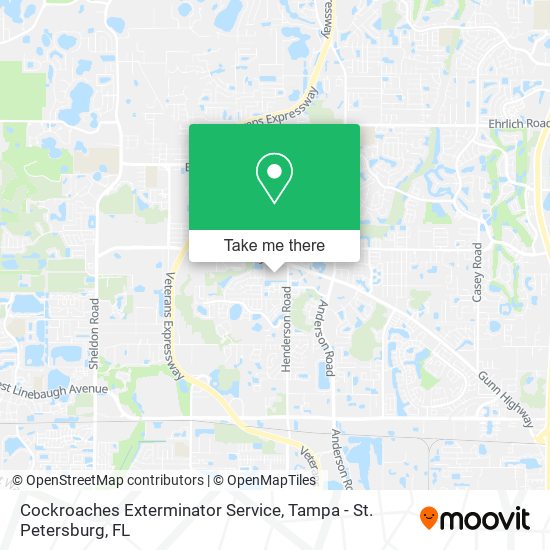 Mapa de Cockroaches Exterminator Service