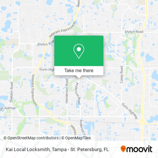 Kai Local Locksmith map