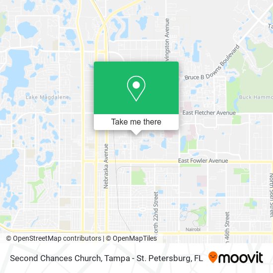 Second Chances Church map