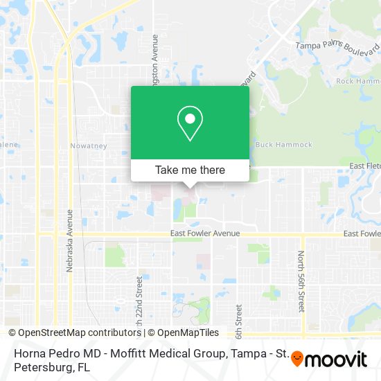 Horna Pedro MD - Moffitt Medical Group map