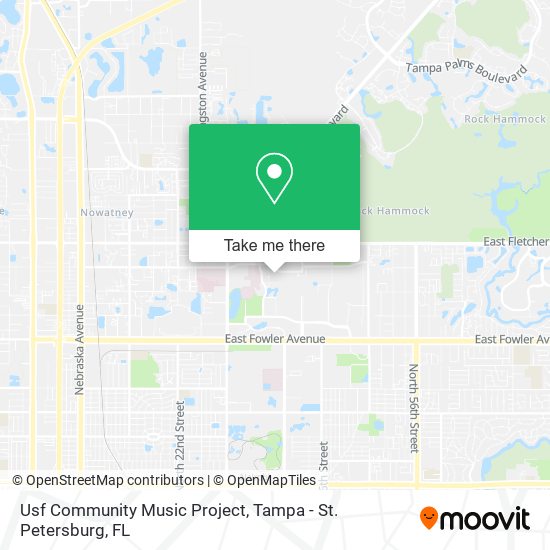 Mapa de Usf Community Music Project