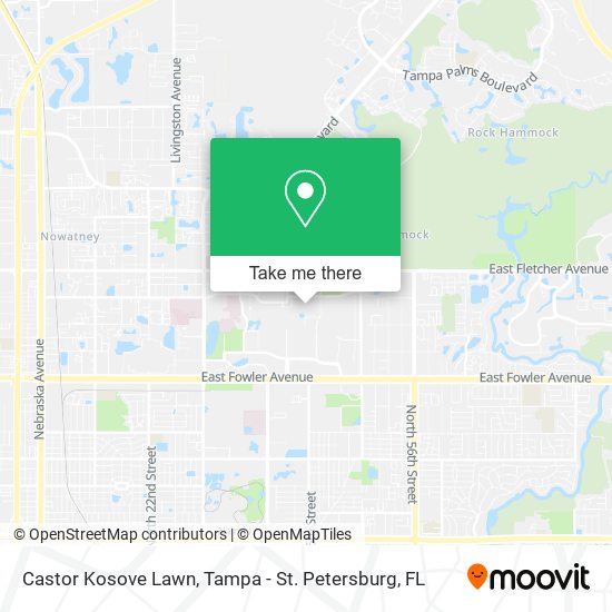 Castor Kosove Lawn map