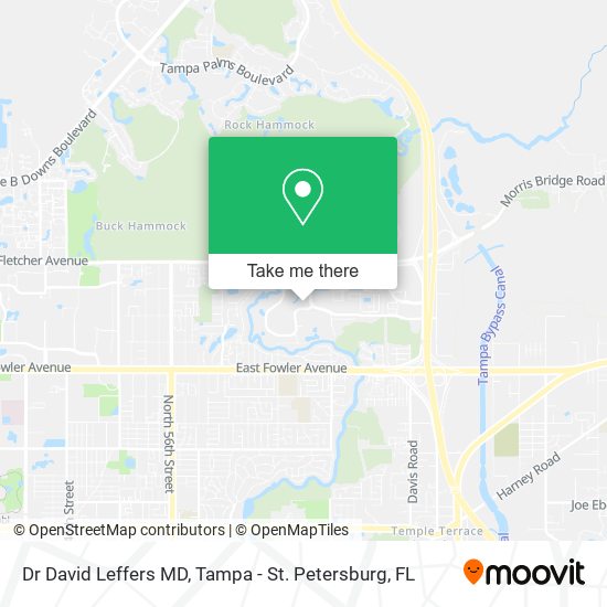 Dr David Leffers MD map