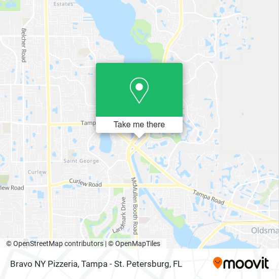 Bravo NY Pizzeria map