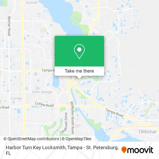 Harbor Turn Key Locksmith map