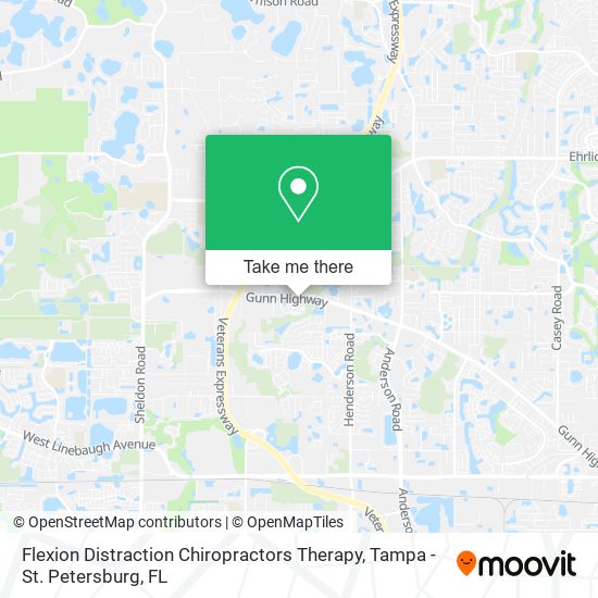 Mapa de Flexion Distraction Chiropractors Therapy