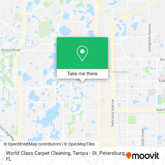 World Class Carpet Cleaning map