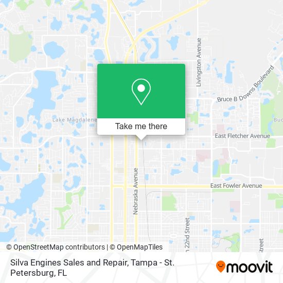 Silva Engines Sales and Repair map