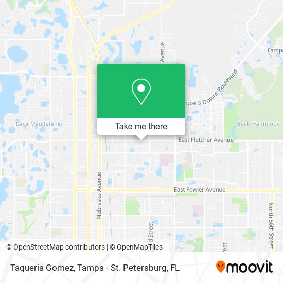 Mapa de Taqueria Gomez