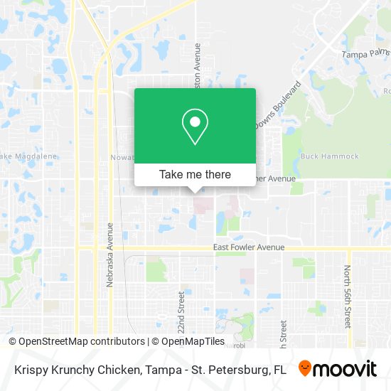 Krispy Krunchy Chicken map