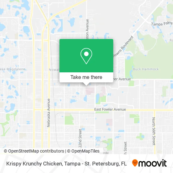 Krispy Krunchy Chicken map