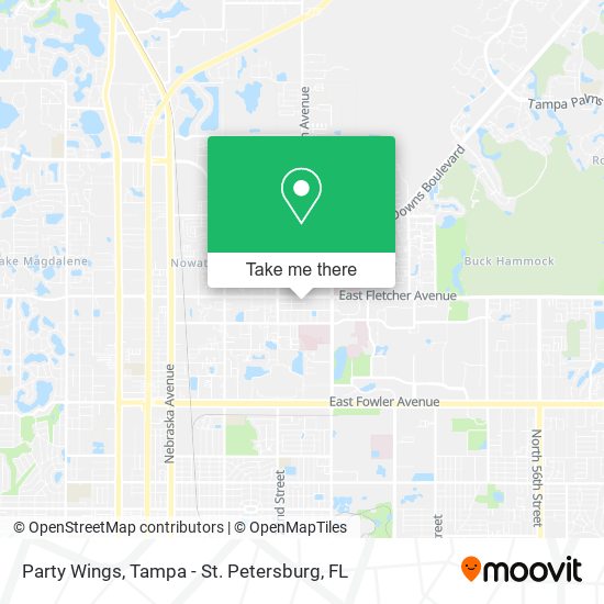 Party Wings map