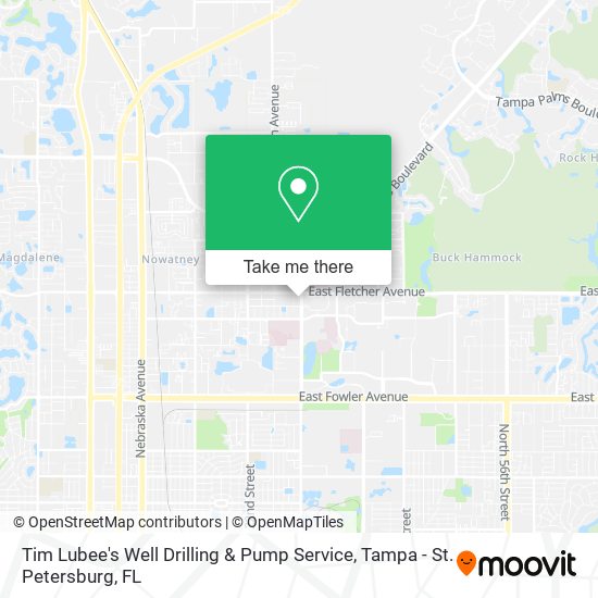 Tim Lubee's Well Drilling & Pump Service map