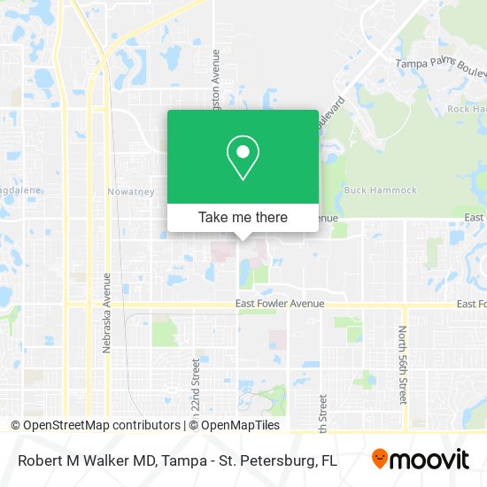 Robert M Walker MD map