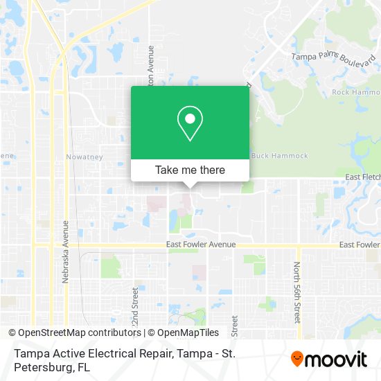 Mapa de Tampa Active Electrical Repair