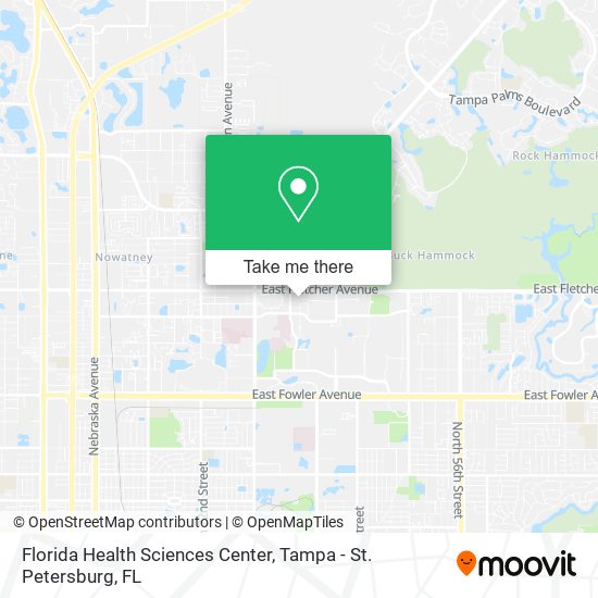 Florida Health Sciences Center map