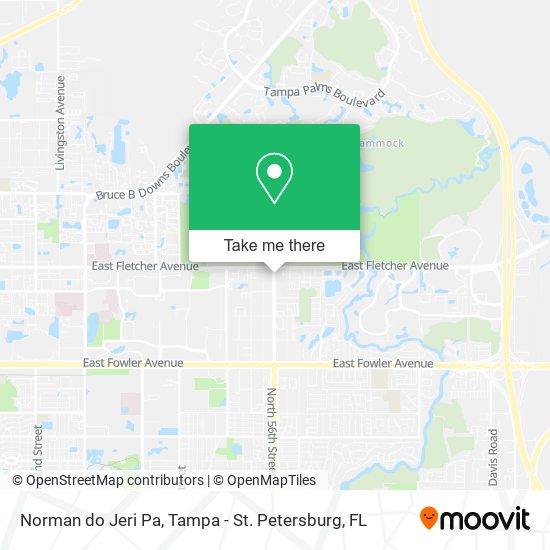Norman do Jeri Pa map