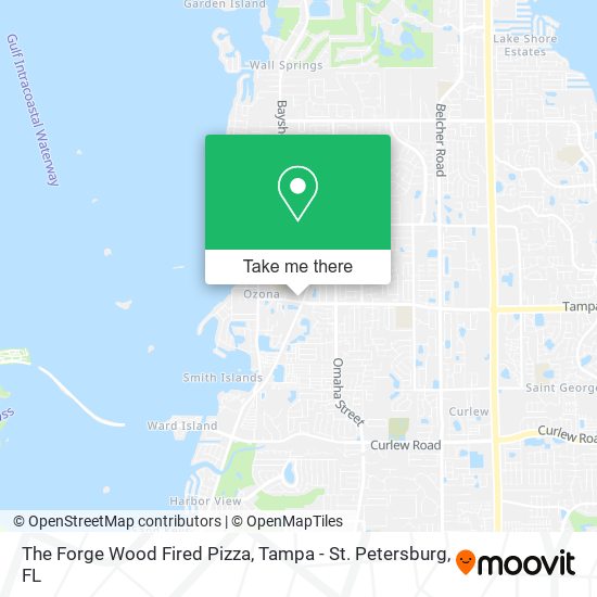 The Forge Wood Fired Pizza map