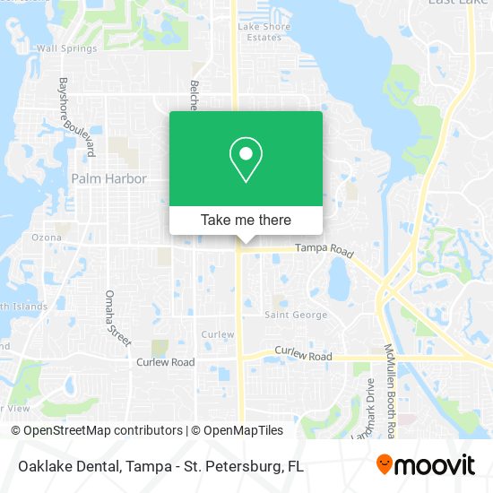 Mapa de Oaklake Dental