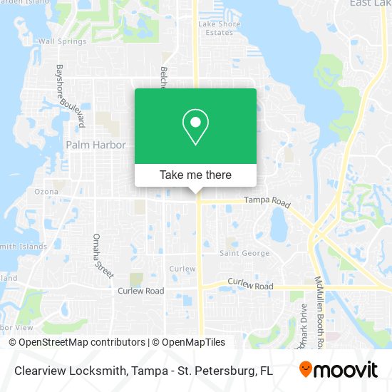 Mapa de Clearview Locksmith
