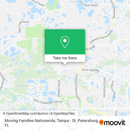 Moving Families Nationwide map