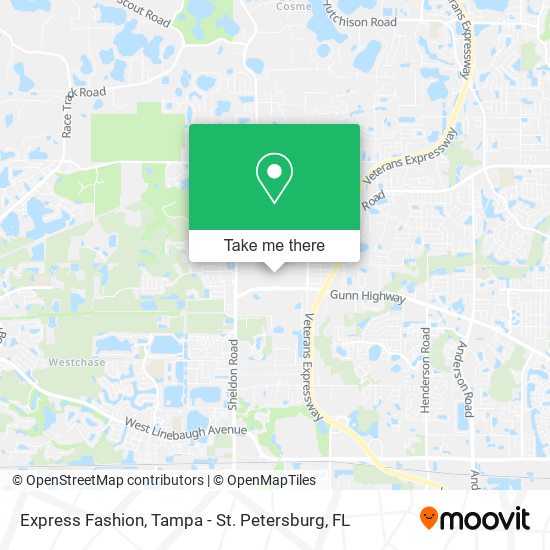 Express Fashion map