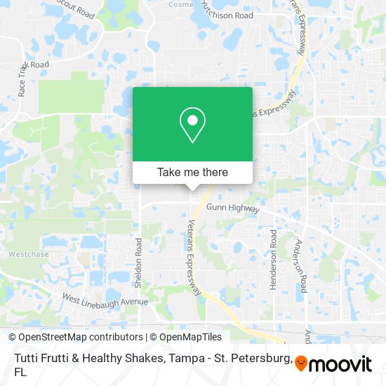 Mapa de Tutti Frutti & Healthy Shakes