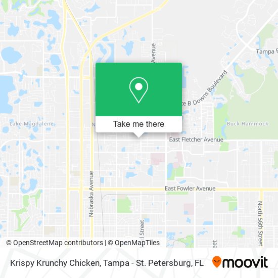 Krispy Krunchy Chicken map