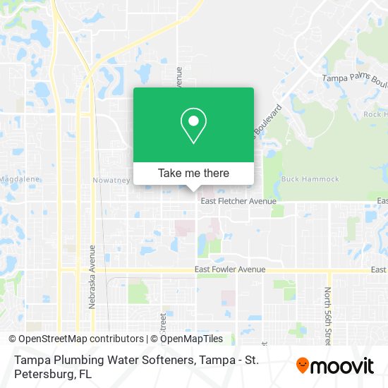 Tampa Plumbing Water Softeners map