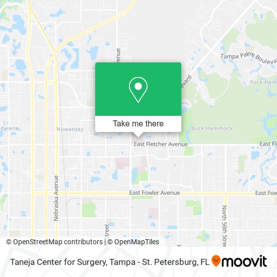 Taneja Center for Surgery map