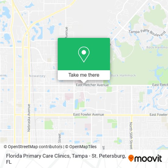 Mapa de Florida Primary Care Clinics