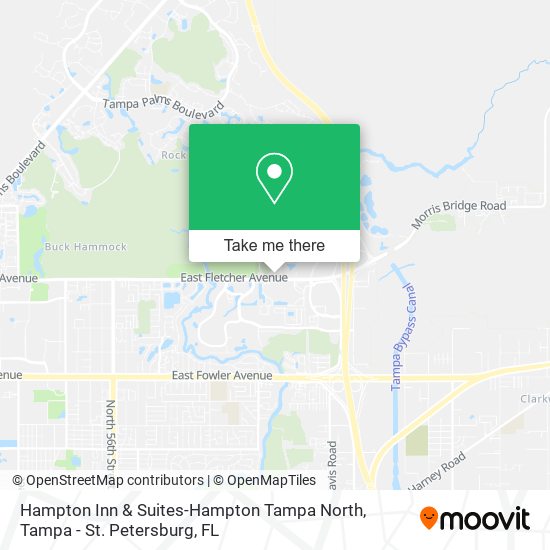 Hampton Inn & Suites-Hampton Tampa North map