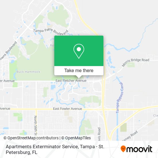 Apartments Exterminator Service map