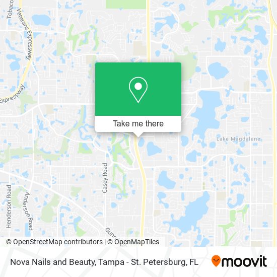 Nova Nails and Beauty map