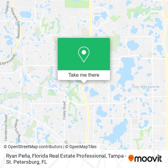 Ryan Peña, Florida Real Estate Professional map