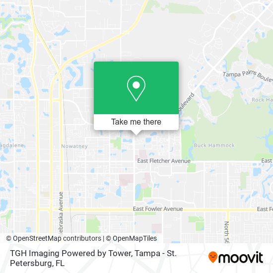 TGH Imaging Powered by Tower map