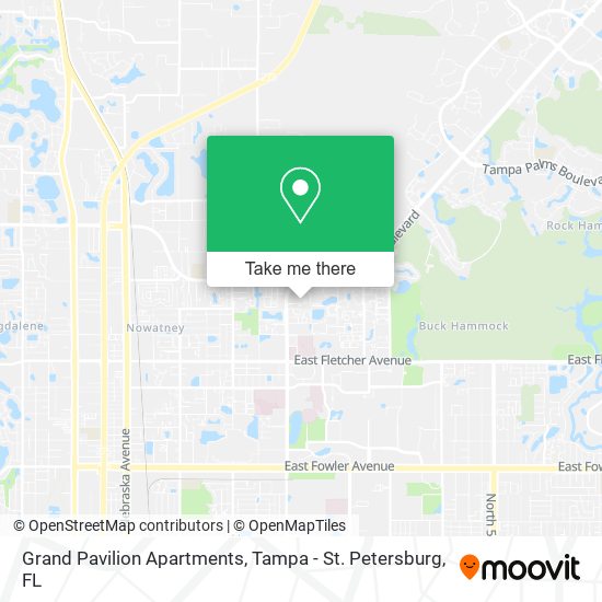 Grand Pavilion Apartments map