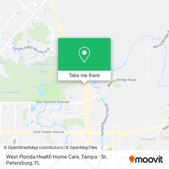 Mapa de West Florida Health Home Care