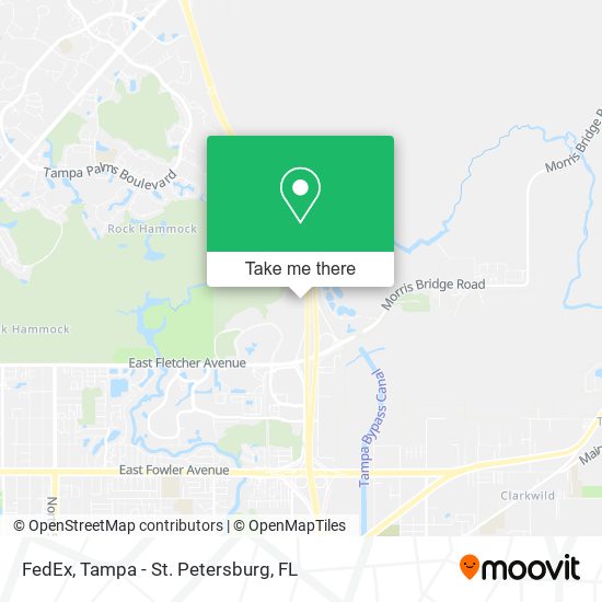 Mapa de FedEx