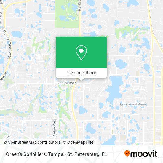 Green's Sprinklers map