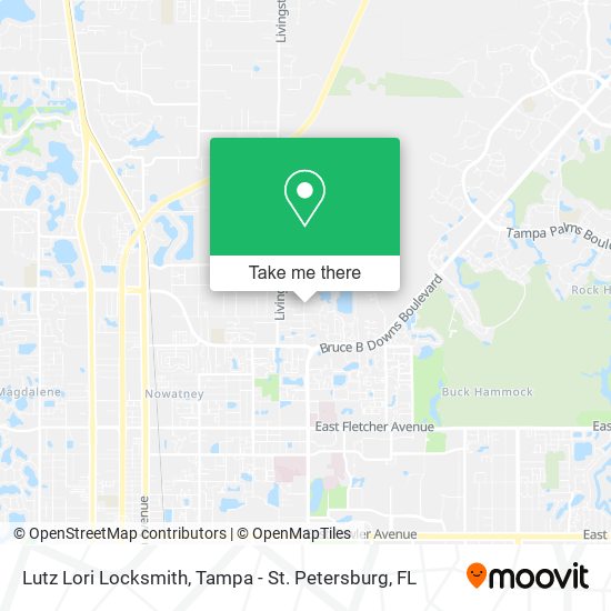 Mapa de Lutz Lori Locksmith