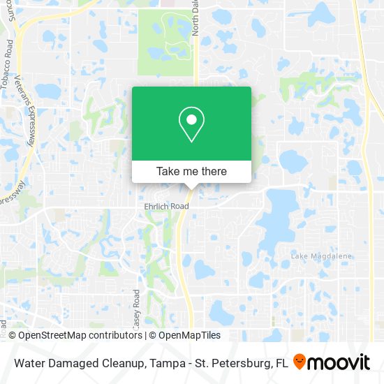 Water Damaged Cleanup map