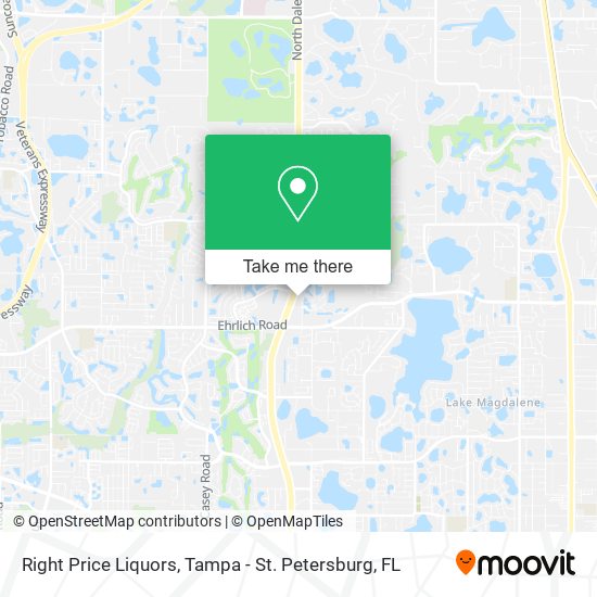 Mapa de Right Price Liquors