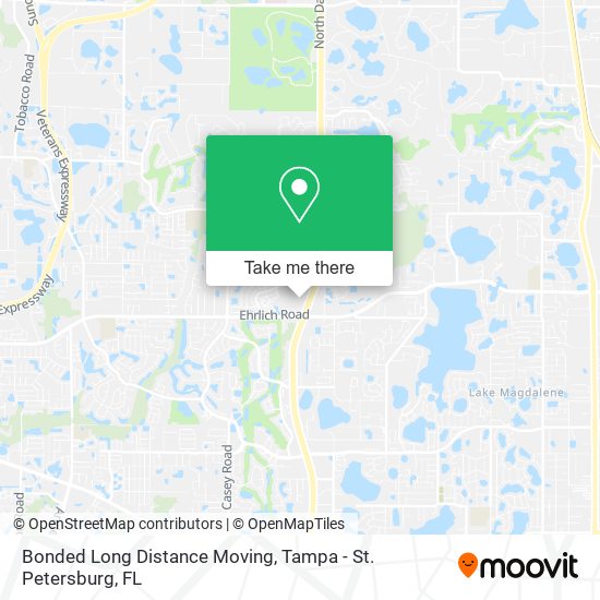 Mapa de Bonded Long Distance Moving