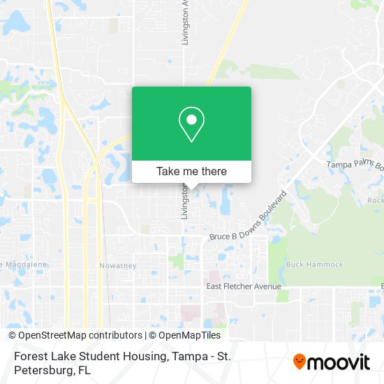 Forest Lake Student Housing map