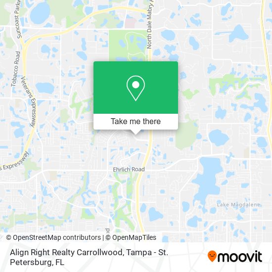 Align Right Realty Carrollwood map