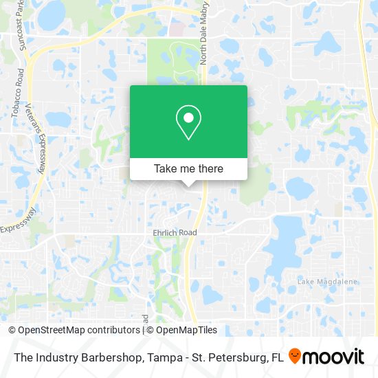 The Industry Barbershop map